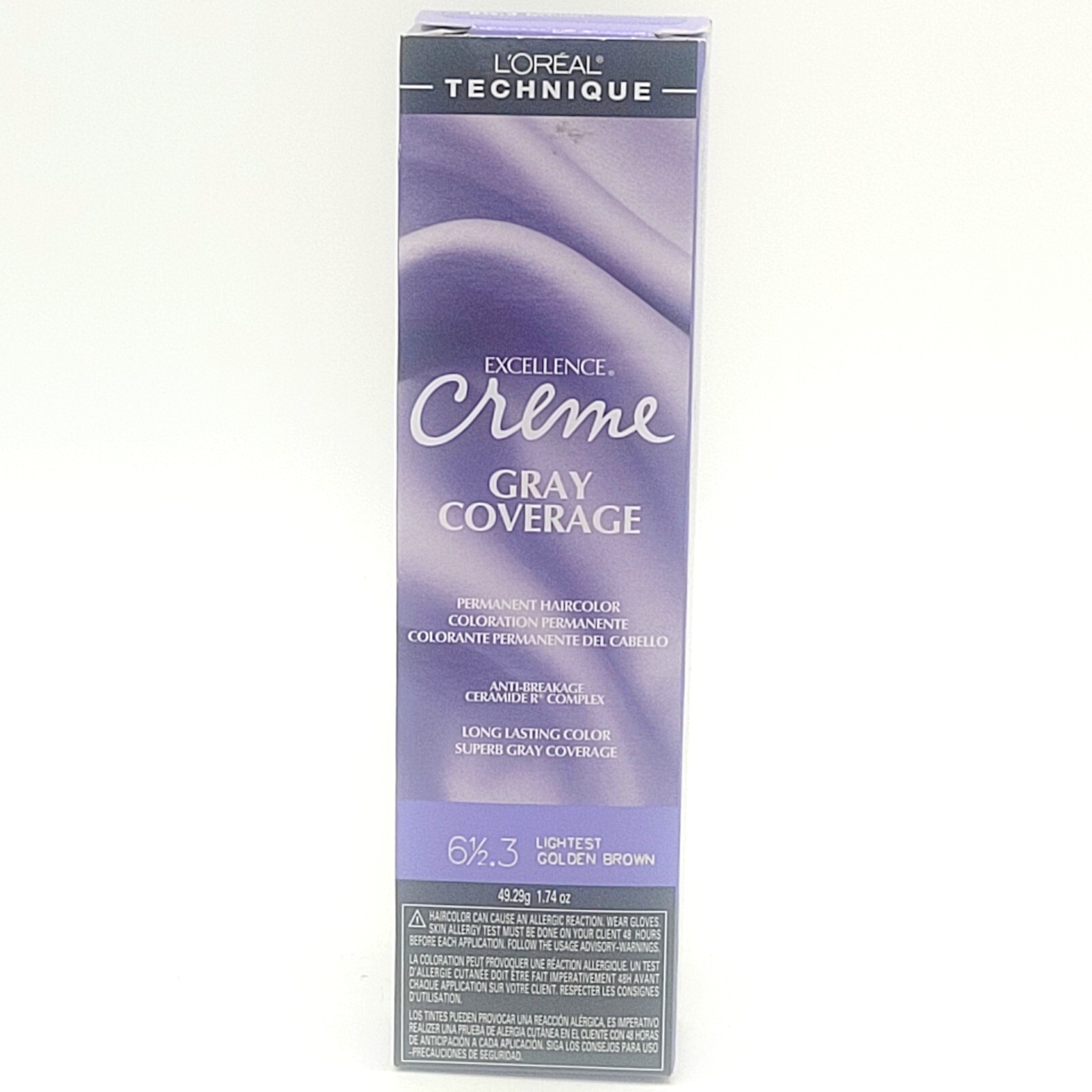 L'Oreal Excellence Creme - Gray Coverage - Lightest Golden Brown - 1.74oz / 49.2