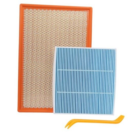 Engine Air Filter&Cabin Air Filter Combo Pack-Compatible with RAM 1500 2016