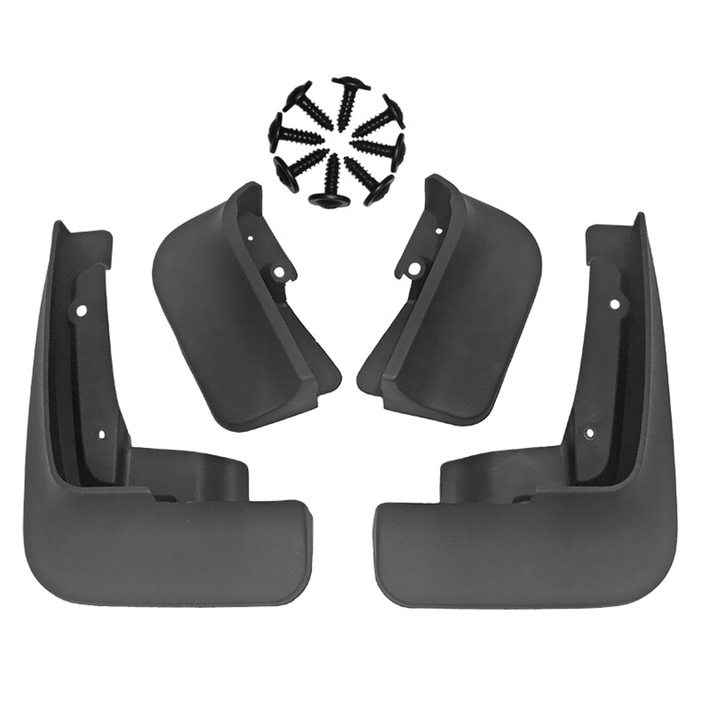 4xAuto Tire FendersMudguard Front Rear Mud SplashsFlaps for