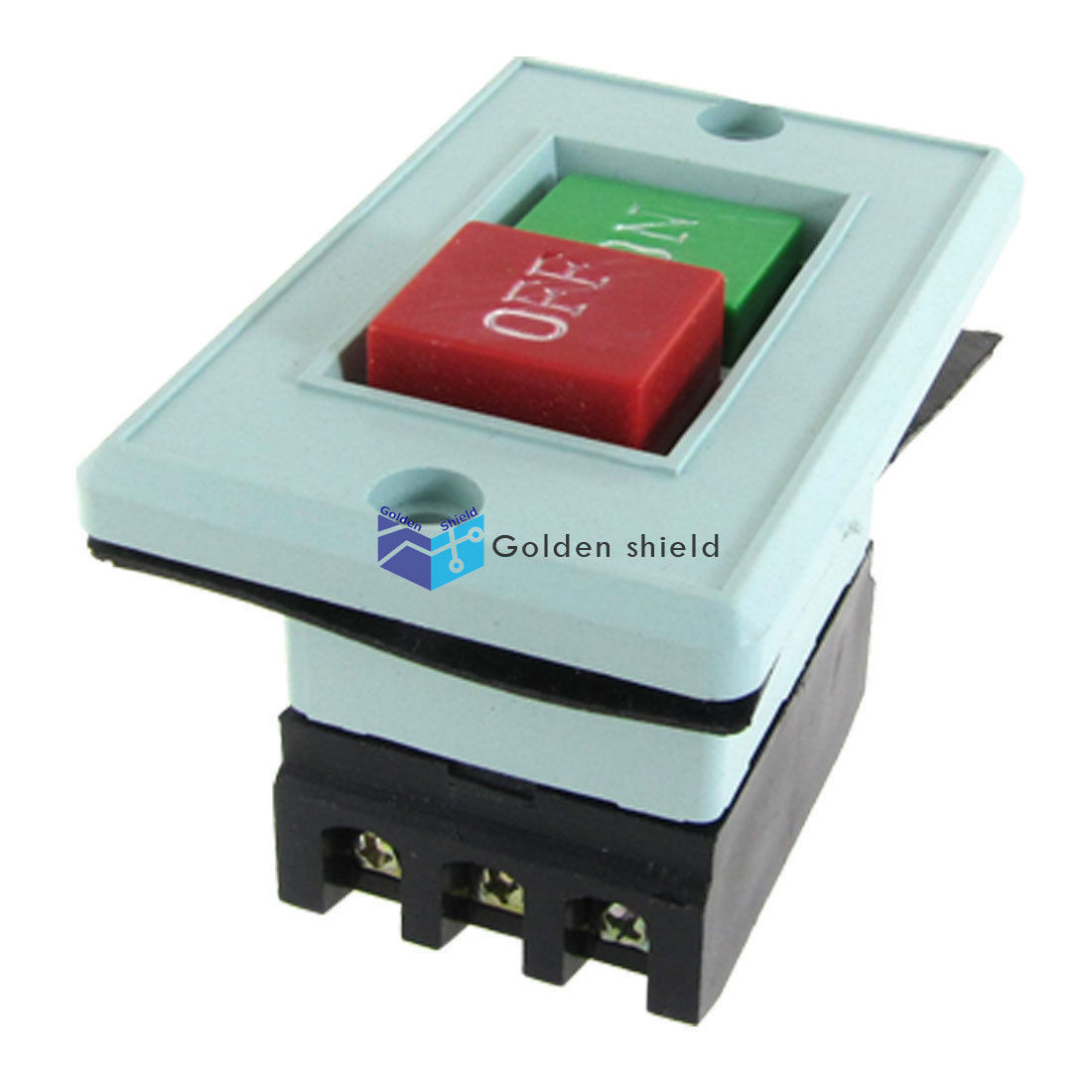 QKS2-5 On/Off Self Locking Push Button Switch 3 Phase 3P 380V AC 5A✦Kd