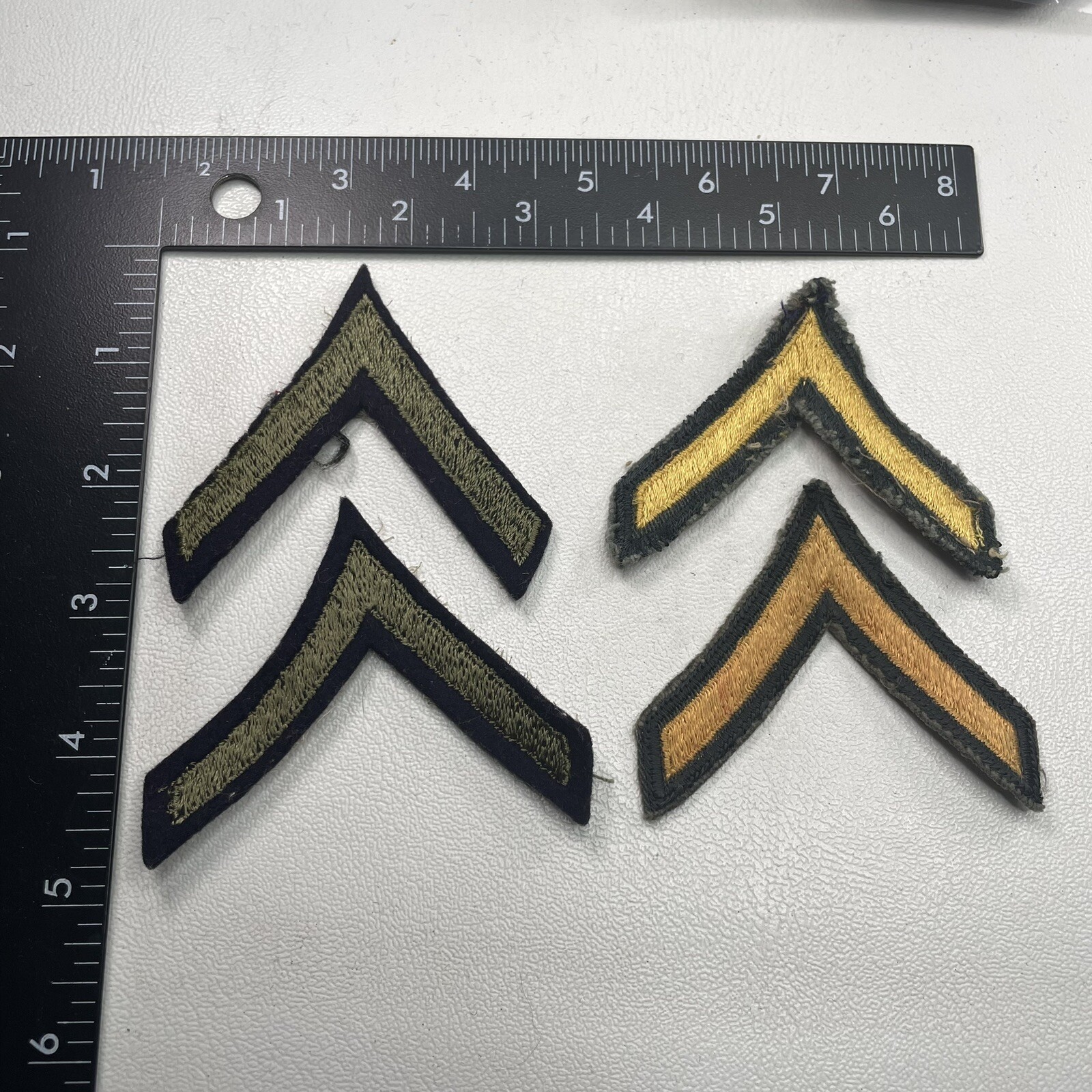 4 Patches - Thought To Be United States Army Private Patches S24F