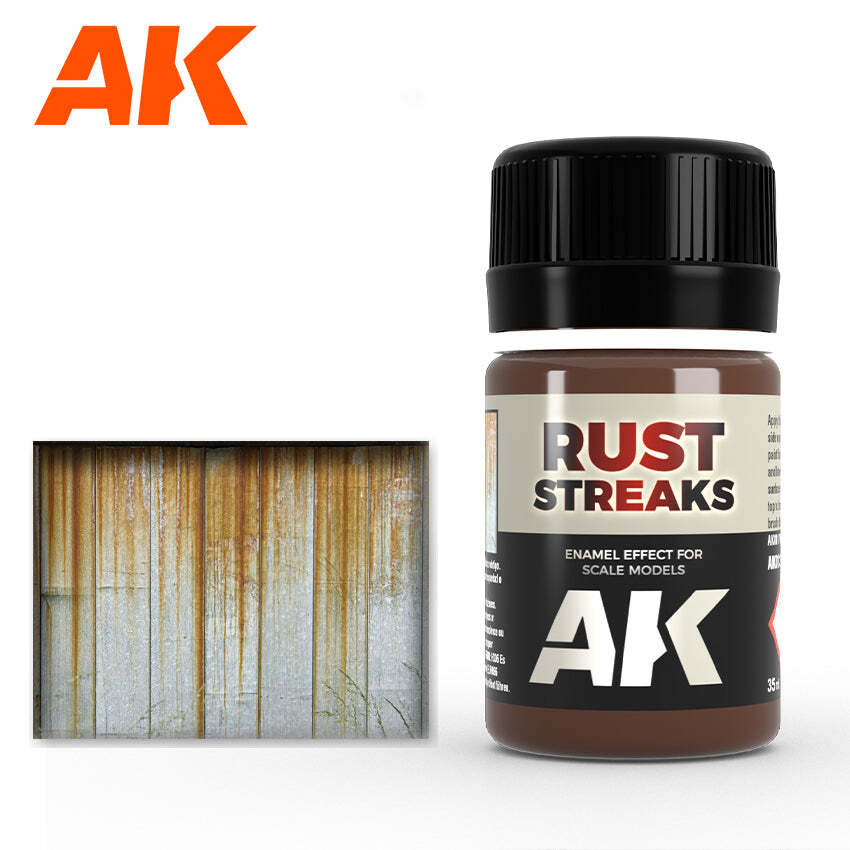 AK Interactive AK013 Weathering Rust Streaks Enamel 35ml - US