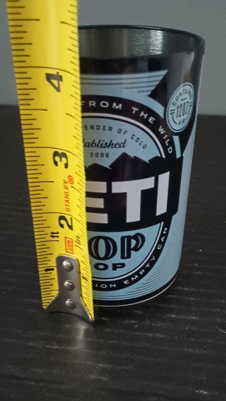 Yeti Pop Top Limited Edition Empty Can No Lid