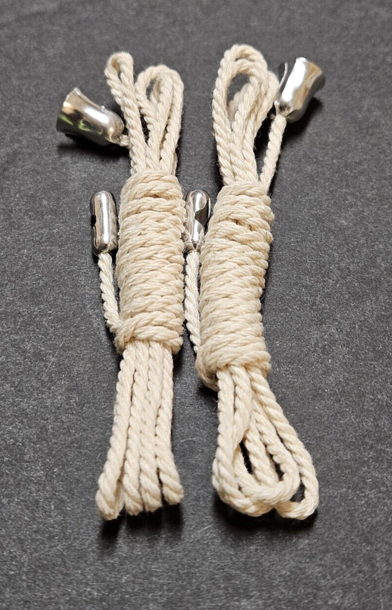 SET OF 2 COTTON PULL STRINGS FOR PULL CHAIN SWITCH, FAN OR LIGHT SWITCH 31170K