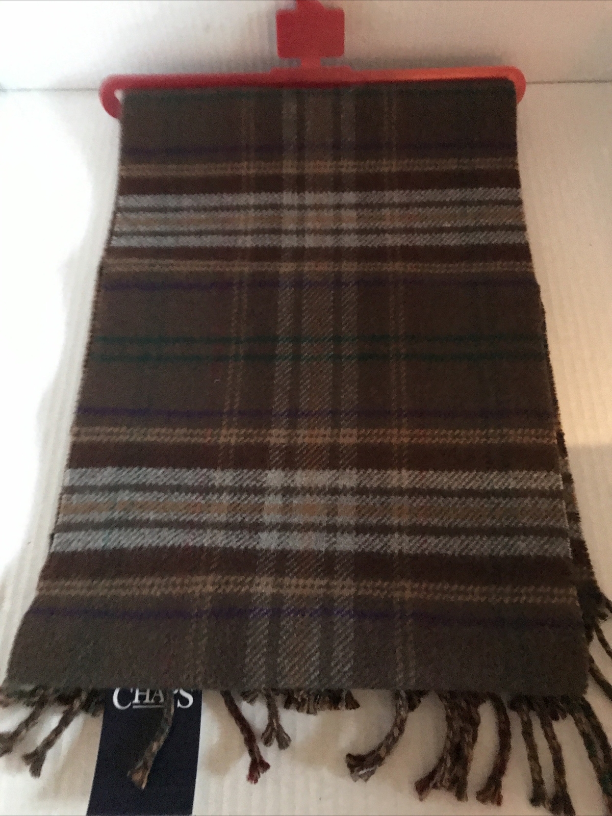 CHAPS - MENS - SCARF - OS - BROWN (TW-822)