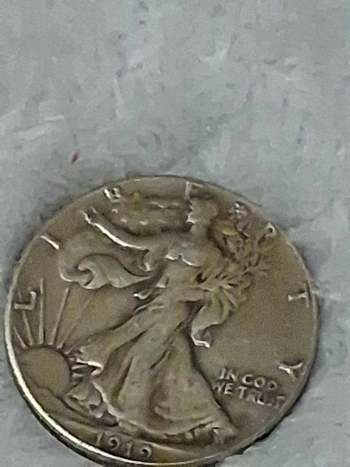 Walking Liberty Half Dollar 1919 Rare Coin 90% Sliver US Coin