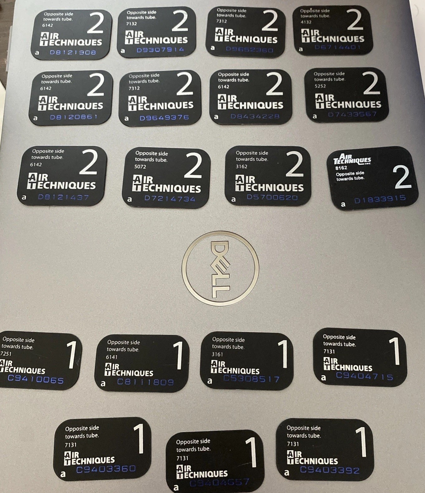 Air Techniques ScanX Phosphor Plates Size 2 & Size 1 Dental Radiology - 19 Set