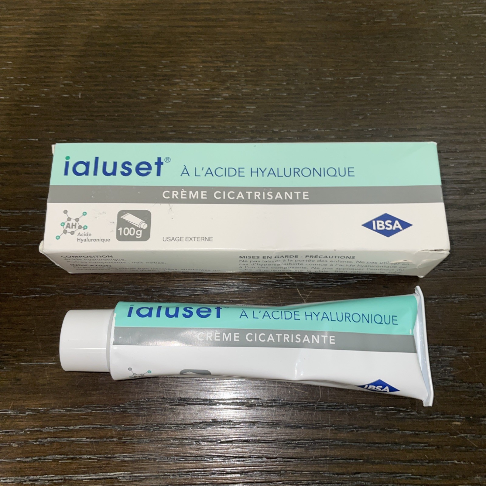 Ialuset Hyaluronic Acid Cream 100g NEW, IN BOX, SEALED TUBE Exp 2028