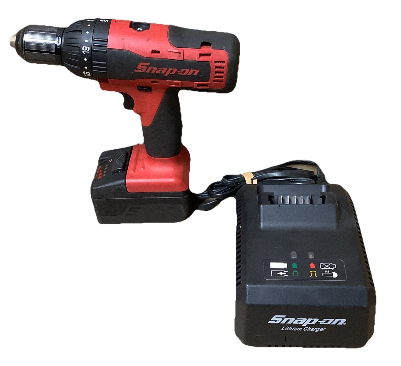 Snap-On CDR8850H 18V 1/2" Drive Cordless Drill Driver Kit With Battery & Charger