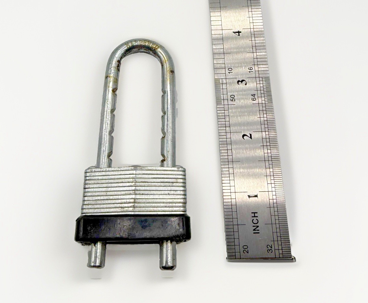 Heavy Duty Adjustable Padlock Hardened Steel Security Lock with 2 Keys Gate Shed