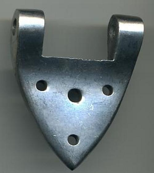 Bigsby Vibrato Tremolo Medium Hinge Plate -Guitar Parts - Chrome - Aluminum