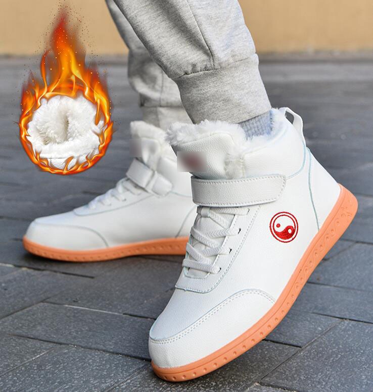 Winter Kung fu Tai chi Fleece Shoes Martial arts Wing Chun Wushu Warm Shoes gift