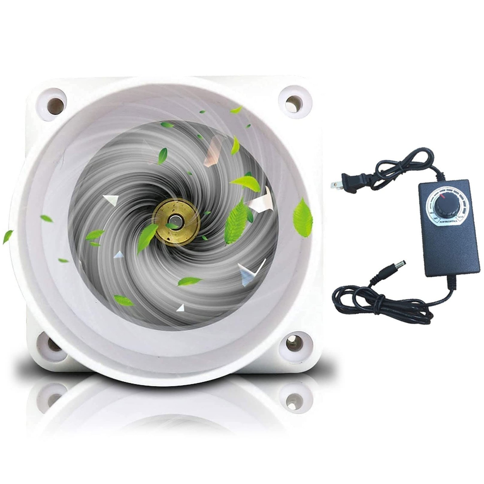 Inline Duct Fan 2 Inch 50mm Ventilation Exhaust Booster 62 CFM Quiet Fan Filt...