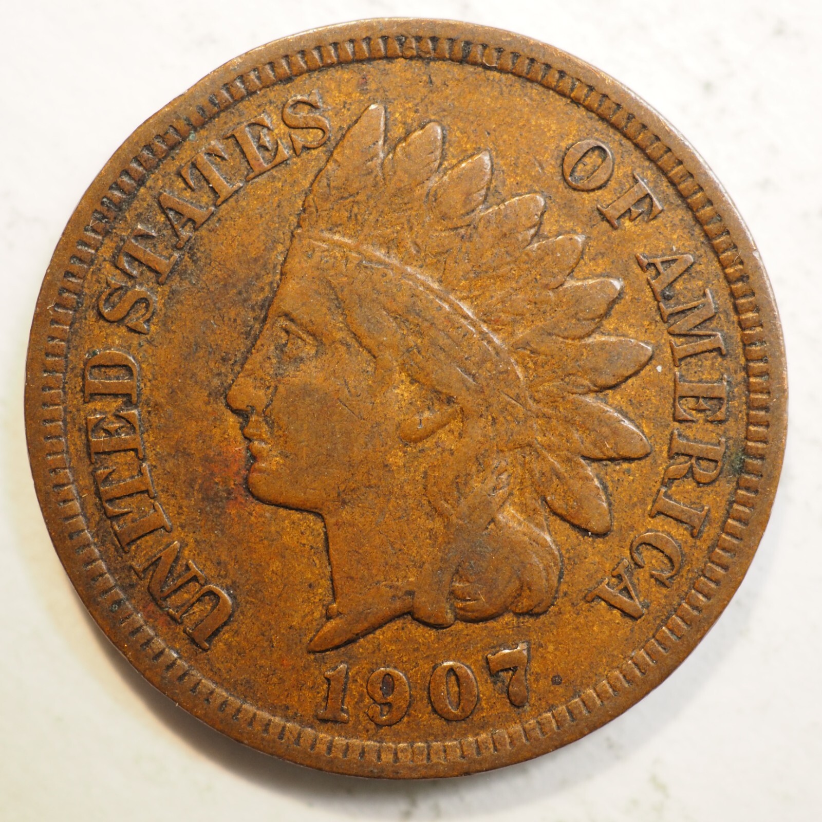 1907 INDIAN HEAD CENT ***NICE COIN!*** FREE SHIPPING! A5027