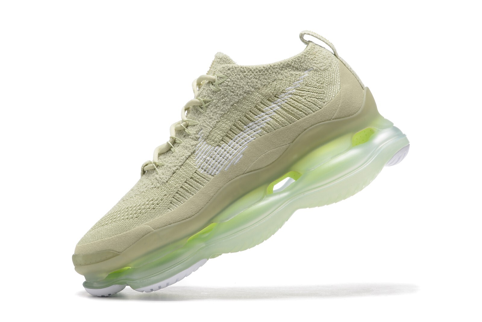 Nike Air Max Scorpion Fk Flyknit Light Green Men's Air Cushion Sports Shoes