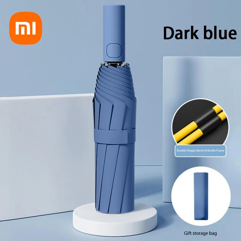 Xiaomi Automatic Umbrella 24 Bone Solid Color Light Collapsible Large Format