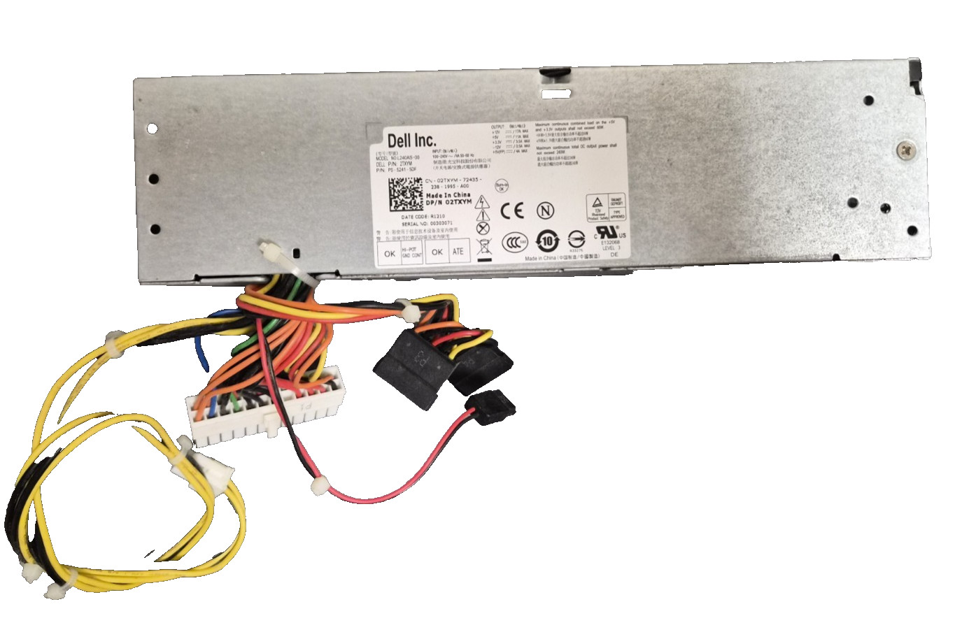 OEM Power Supply Dell 390 790 990 SFF PSU 240W H240AS-00 3WN11 2TXYM RV1C4