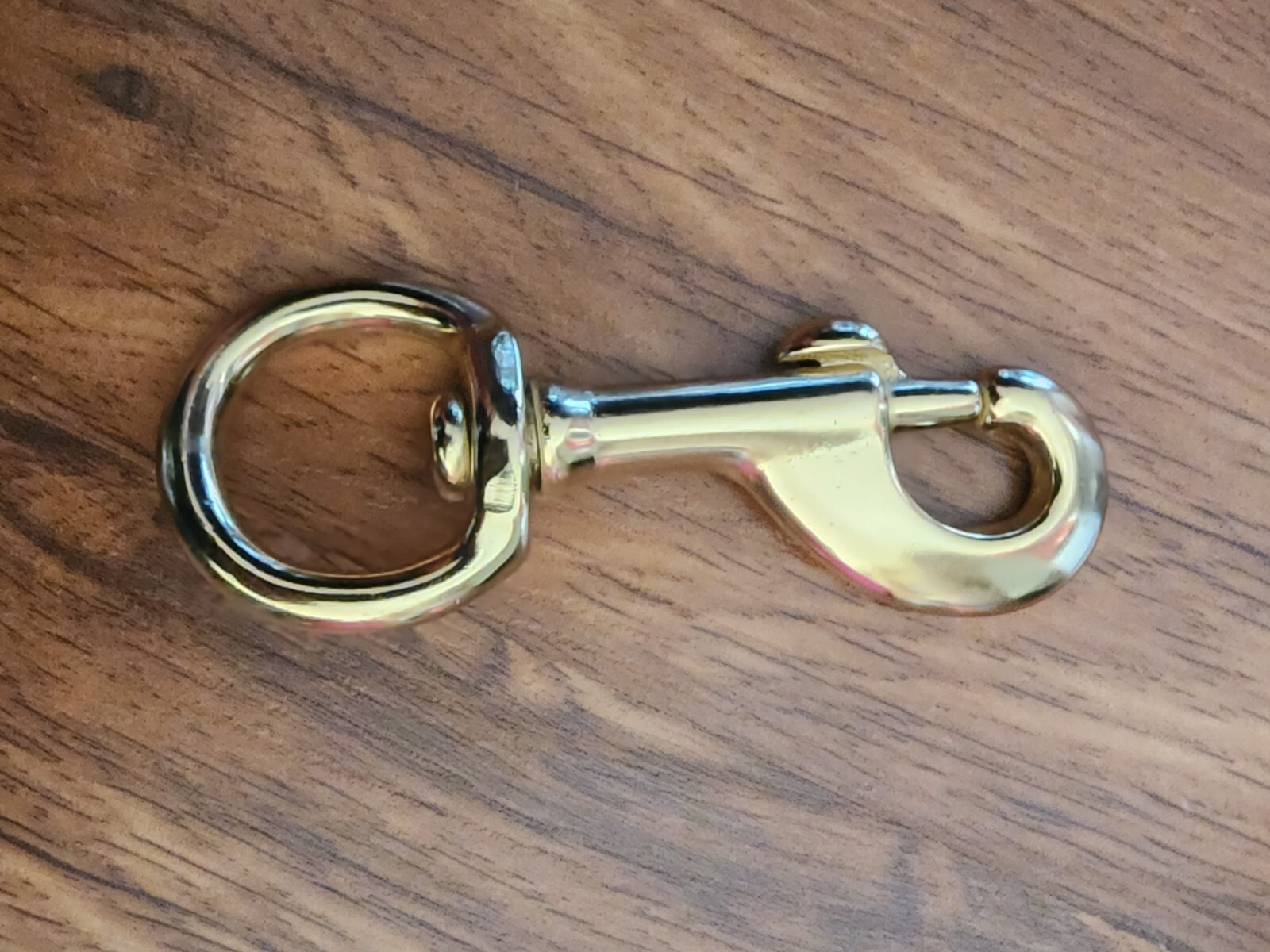 New 2 Packs of 1 1/8" x 4 1/2" Solid Brass Heavy Duty Swivel Eye Bolt Snap