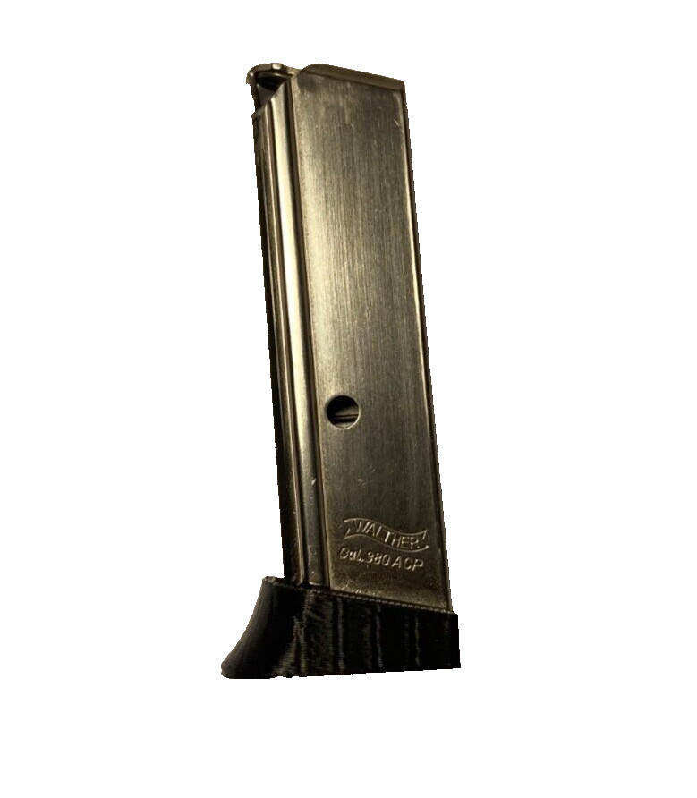 Walther PPK Finger Grip Extension Jet Black (also fits PPK/s)
