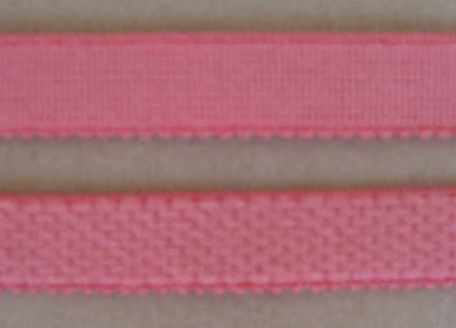 CRAFT-SEWING-ELASTIC "New Stock" 3mtrs x 12mm Coral Pink Plush Elastic