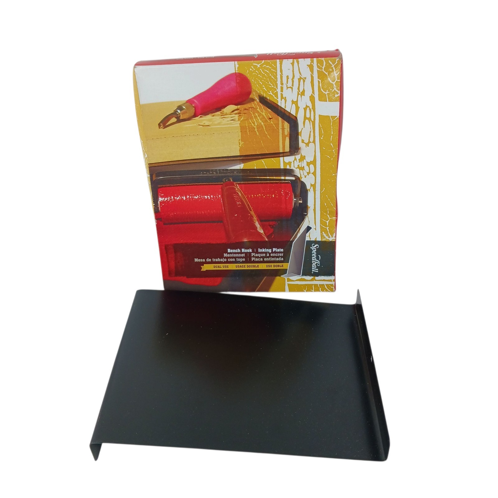 Speedball 9x7 Inch Bench Hook and Inking Plate for Printmaking Crafts