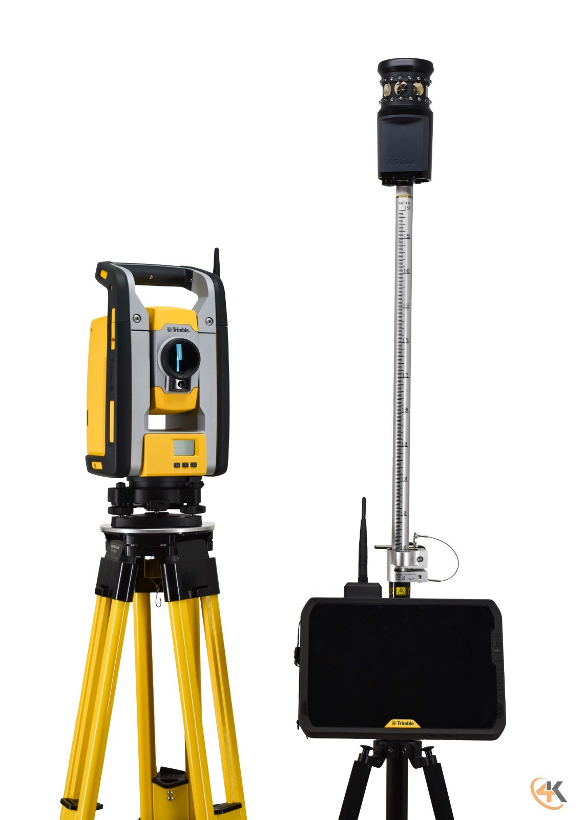 Trimble RTS873 3" DR HP Robotic Total Station Kit w/ T100 & Fieldlink Annual