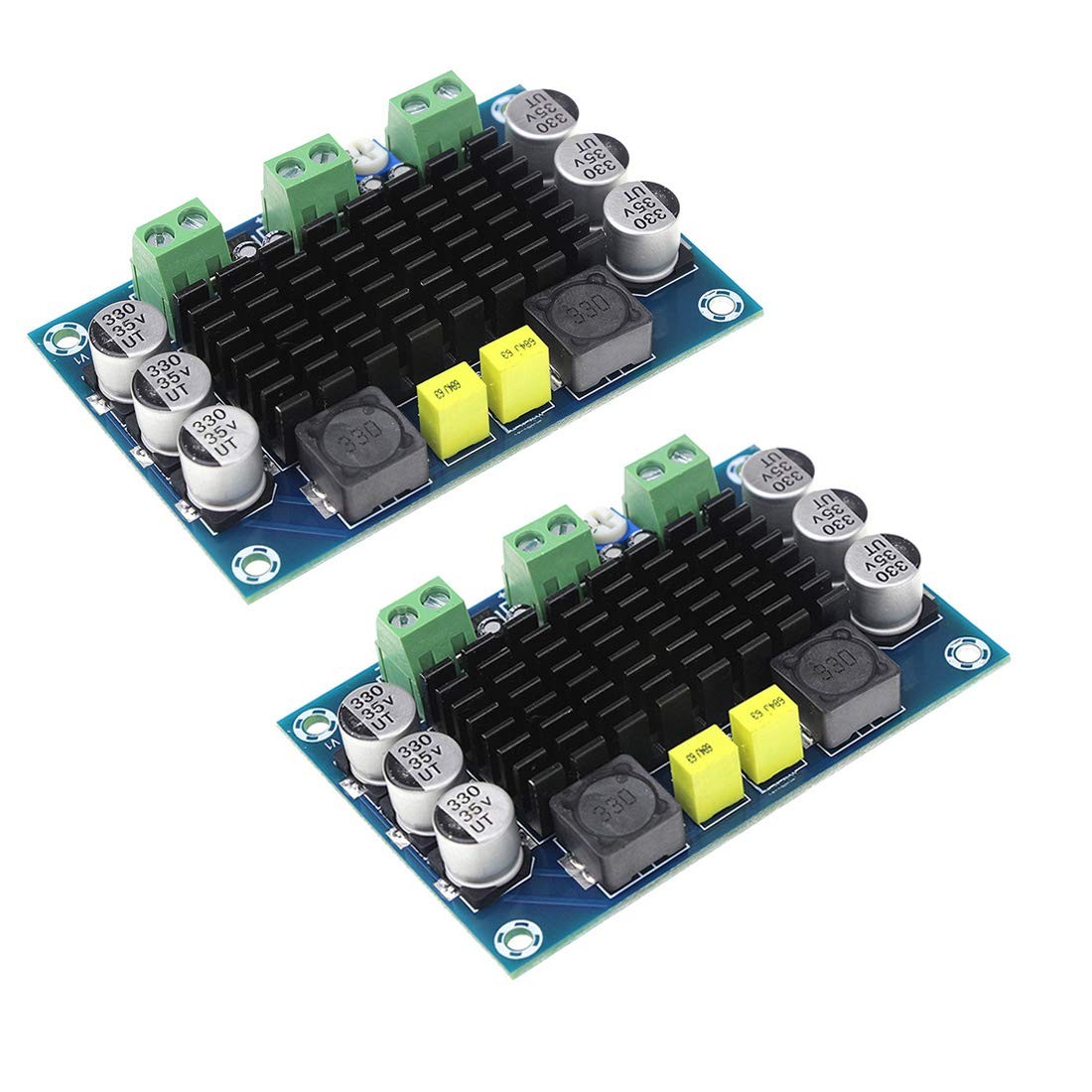 2pcs TPA3116 100W Audio Amplifier Board DC 12V 24V TPA3116DA Mono Channel
