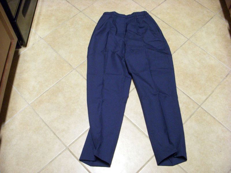 USAF MILITARY WOMAN BLUE SLACKS PANTS SIZE 8WR