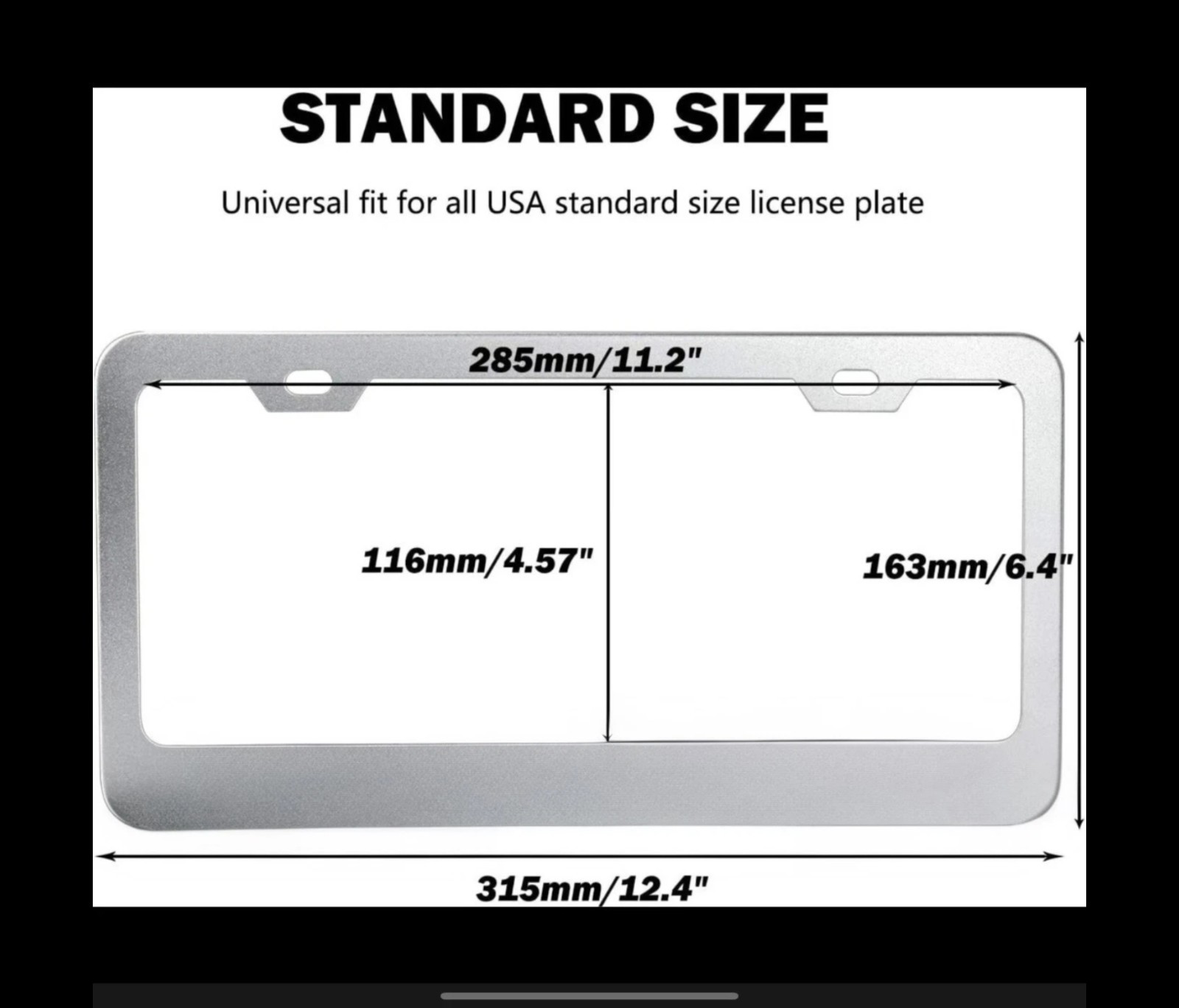2 pcs -Transformers Autobots- Silver License Plate Frame