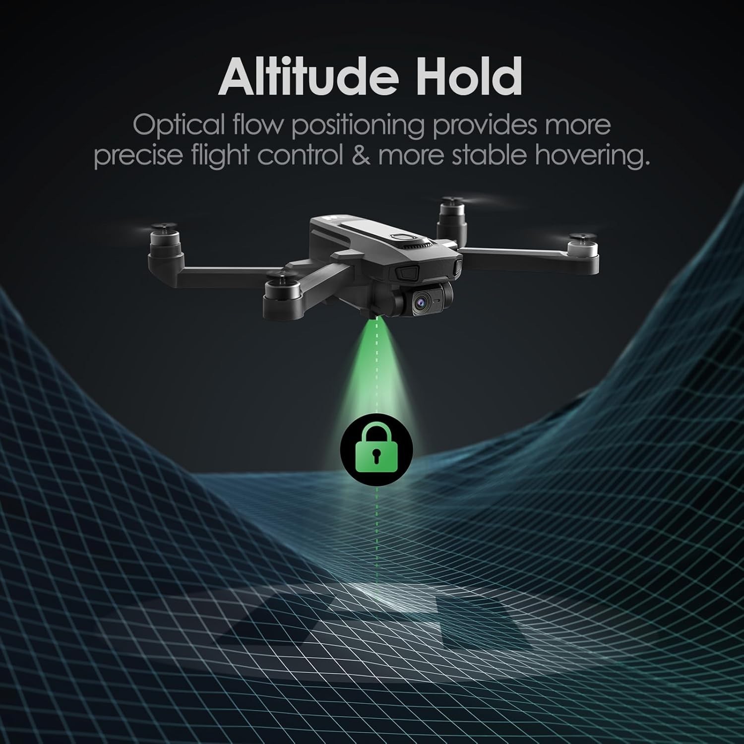 WF20 Foldable Drone 1080P FPV Camera 2 Batteries Headless Mode Beginner