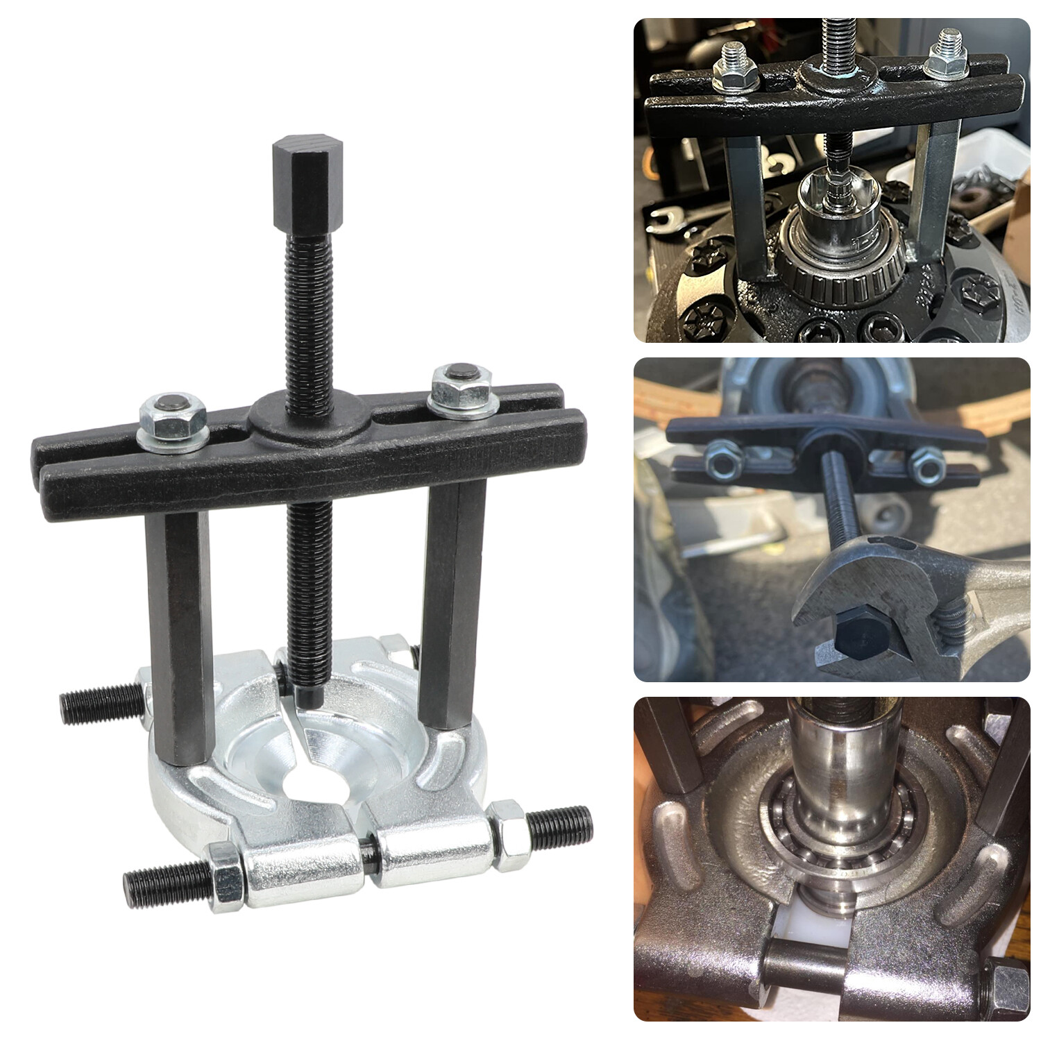 Universal 14PC 5 Ton Bearing Separator Puller Kit 2" 3" Heavy Duty Tool Set