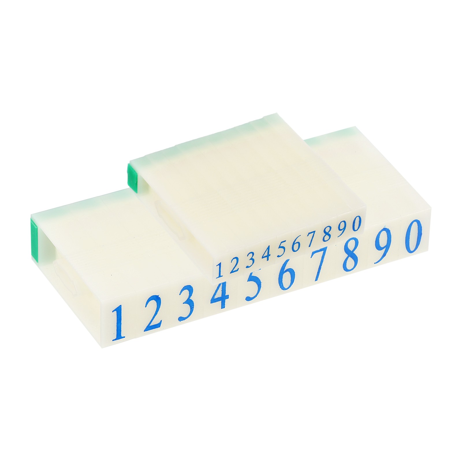 2 Set Detachable Number Stamps Numeral 0-9 Number Stamp Size 3&6 Combination Set