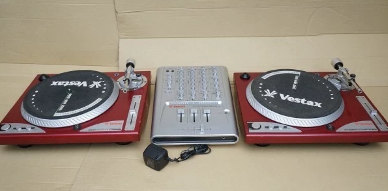 1pcs Vestax PDX-a1s record player, PMC-180 mixer console