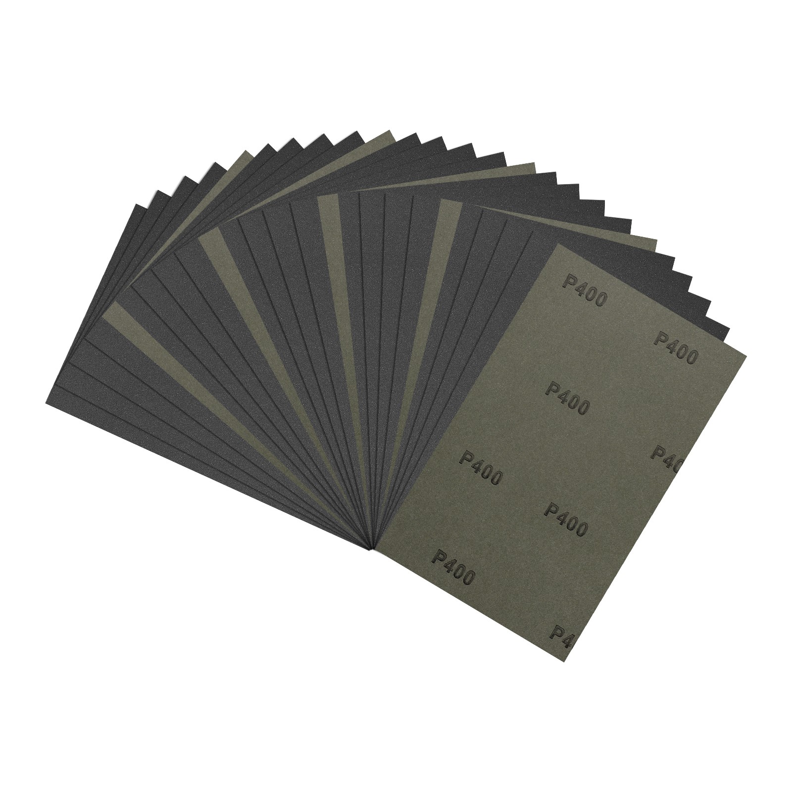 25pcs Sand Papers - [5.5 x 9 Inch x 400 Grits] Wet Dry Sandpaper Sheets