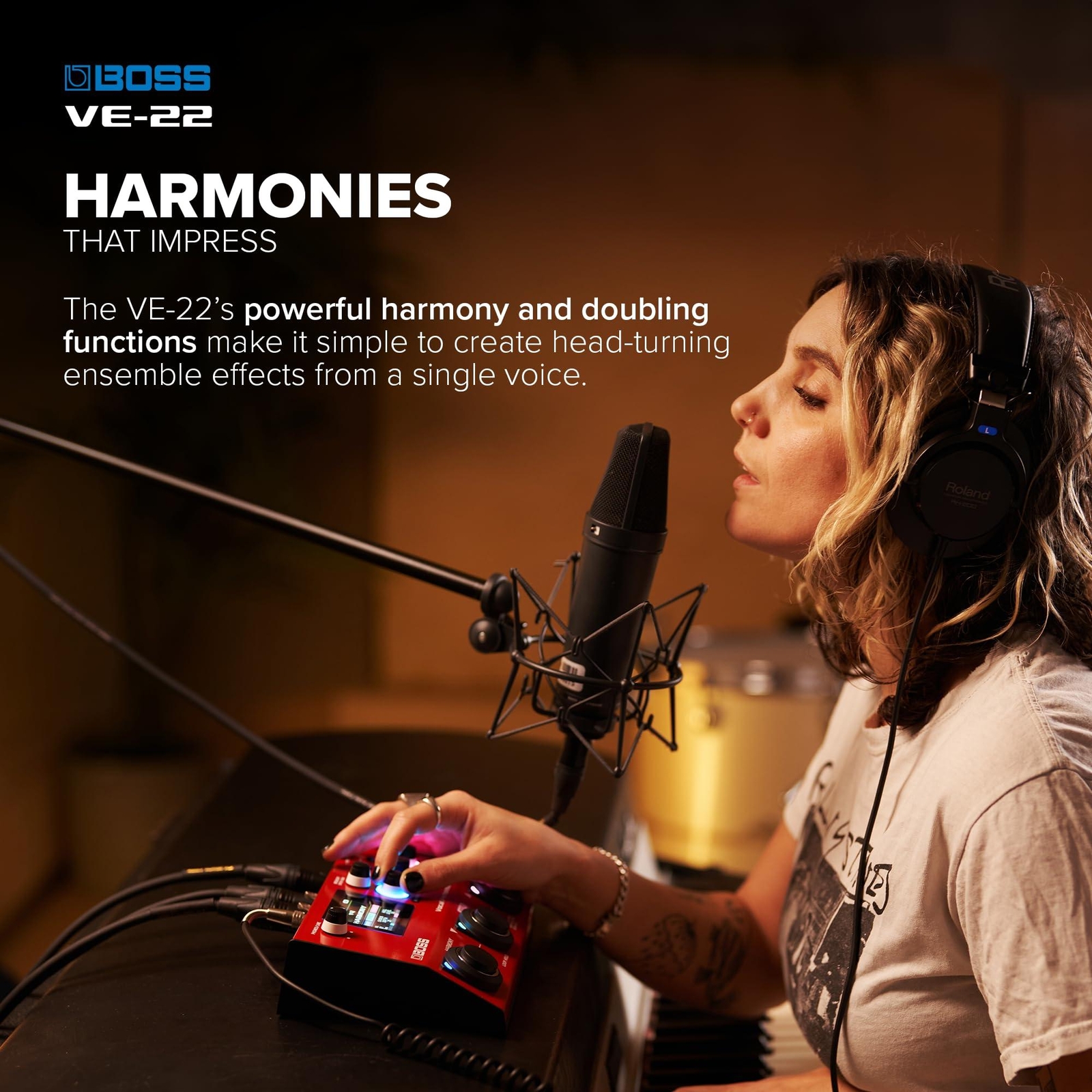 Boss VE-22 Vocal Performer Vocal Multi-Effects
