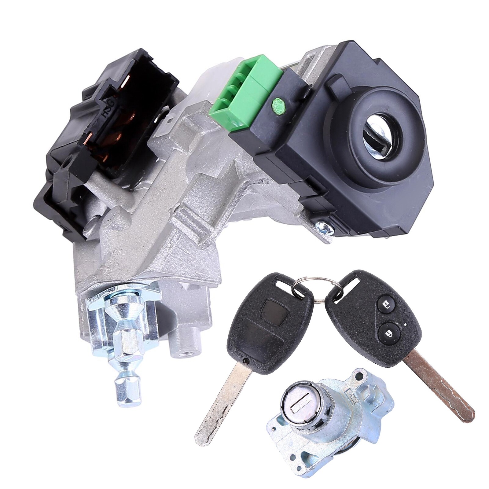 Ignition Switch Cylinder Lock Assembly Set w/2 Keys for Honda Pilot 2009-2015