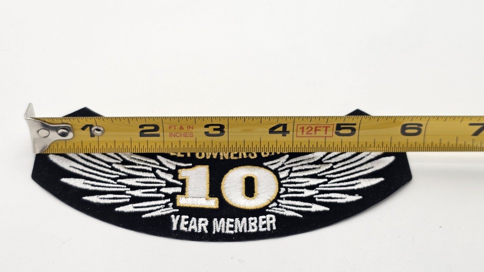 10 YEAR MEMBER HARLEY DAVIDSON OWNERS GROUP HOG H.O.G. VEST JACKET PATCH