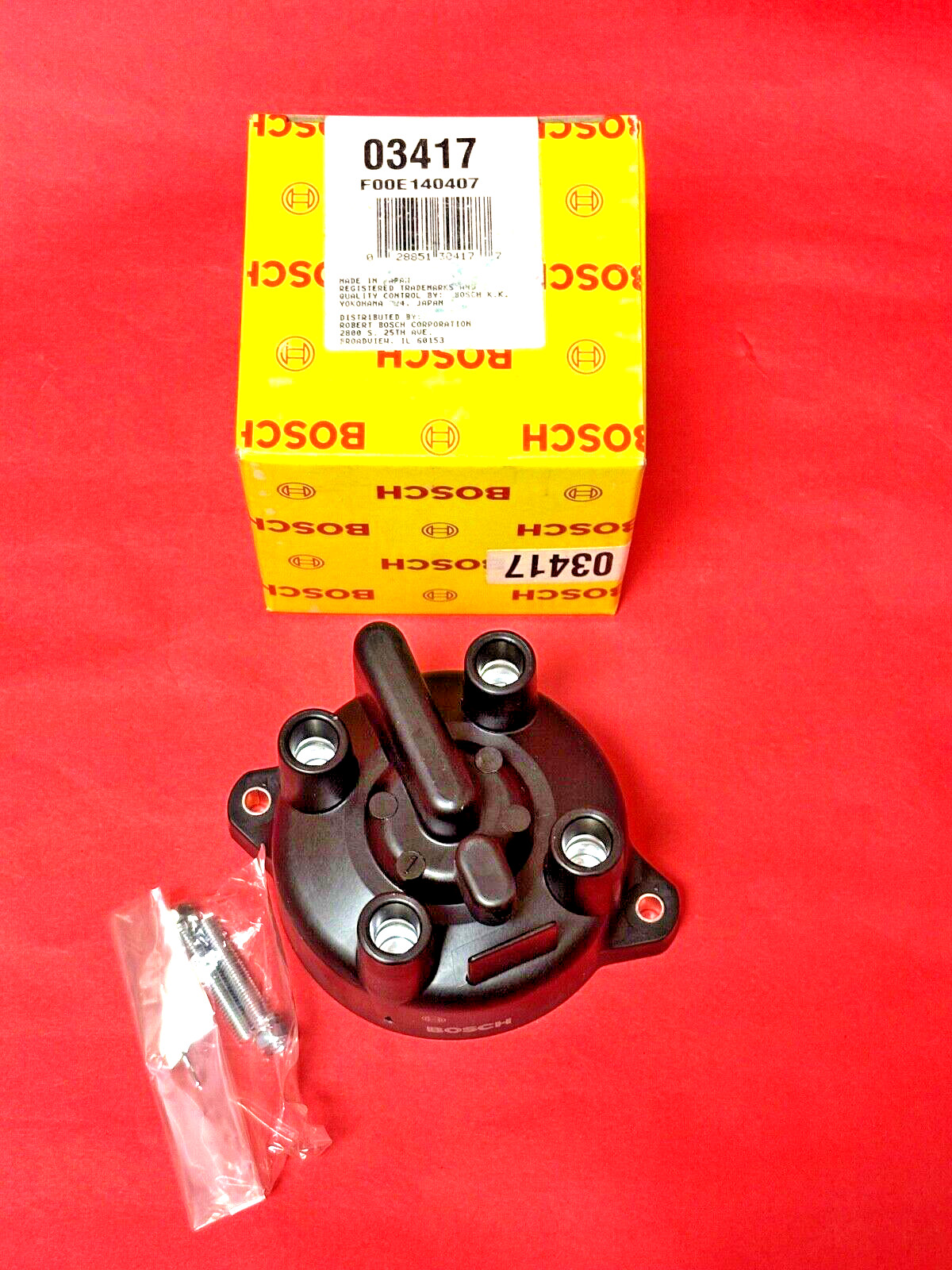 Distributor Cap Bosch 03417 for 96-98 Mazda Protege, 96-97 Kia Sophia