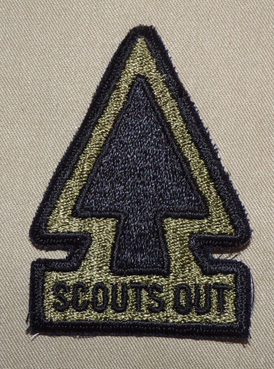 Vintage 1980s US Army 2nd Bn 60th Infantry Regiment Scouts Out Subdued Patch