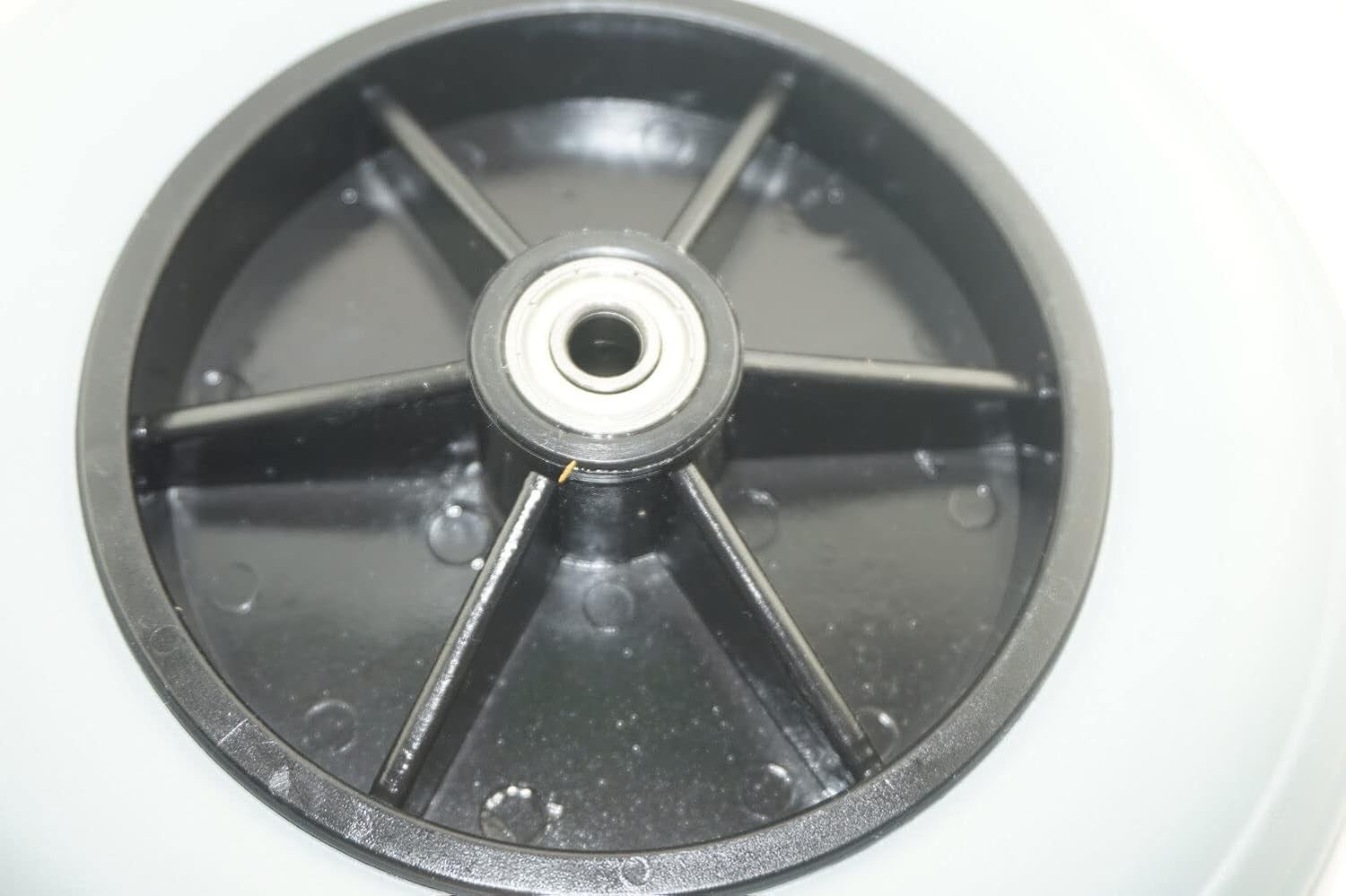 8" x 2" (200x50) Caster Solid Rubber Front Rear Caster Tires Wheels Assembly for