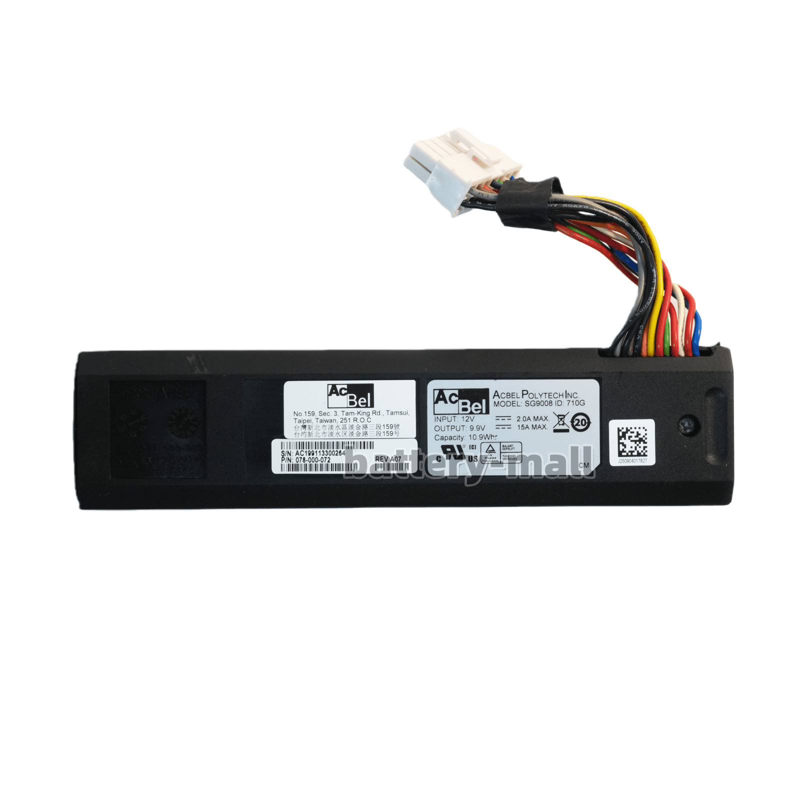 New OEM SG9008 Battery for EMC 078-000-072 BBU VNXe3100 VNXe3150 VNX5400