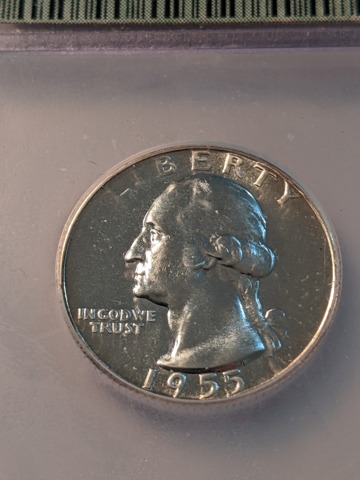 1955-D ICG PR70 25C Quarter