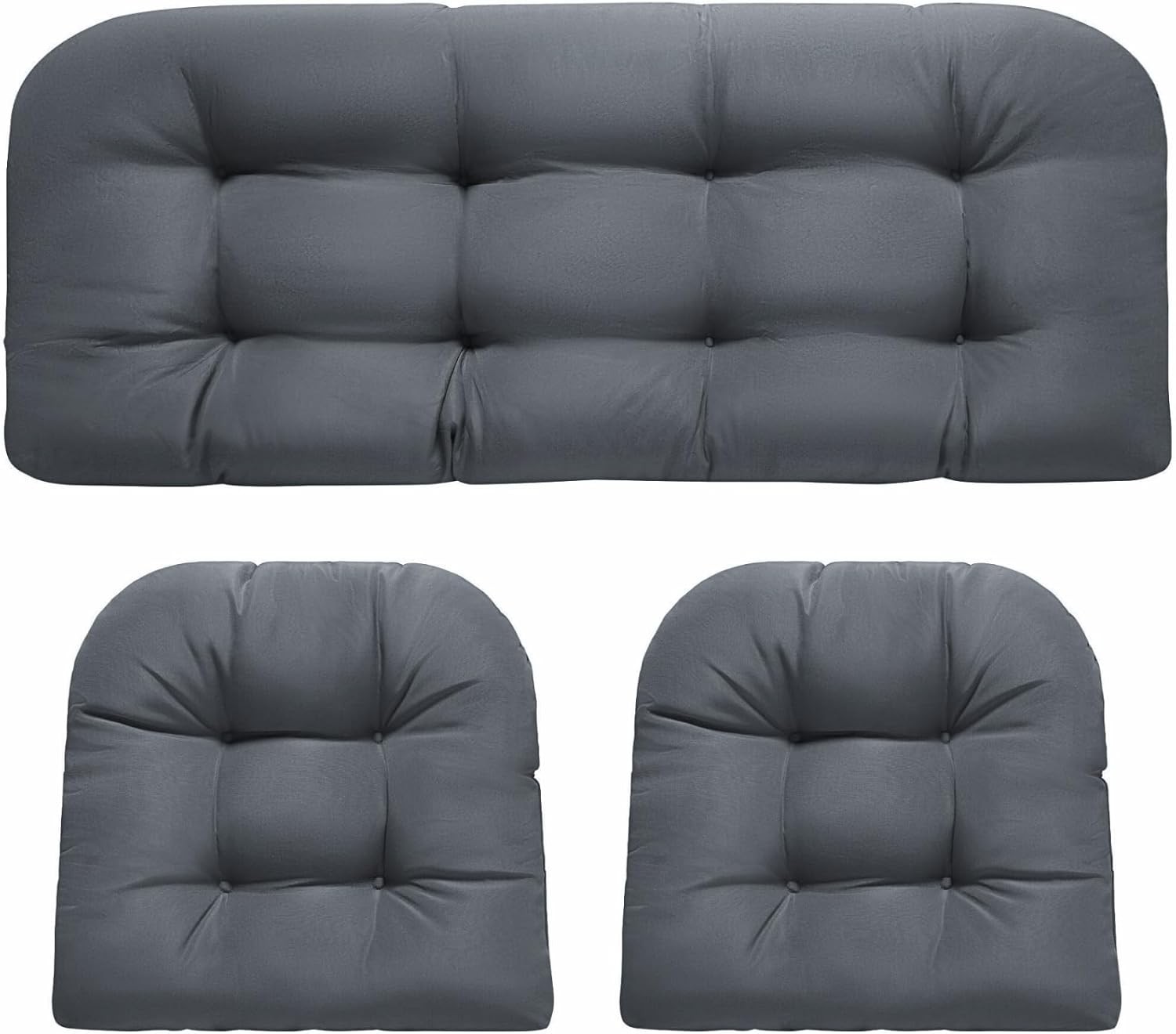 Wicker Chair Cushions Waterproof Outdoor Loveseat Cushions Patio Furniture