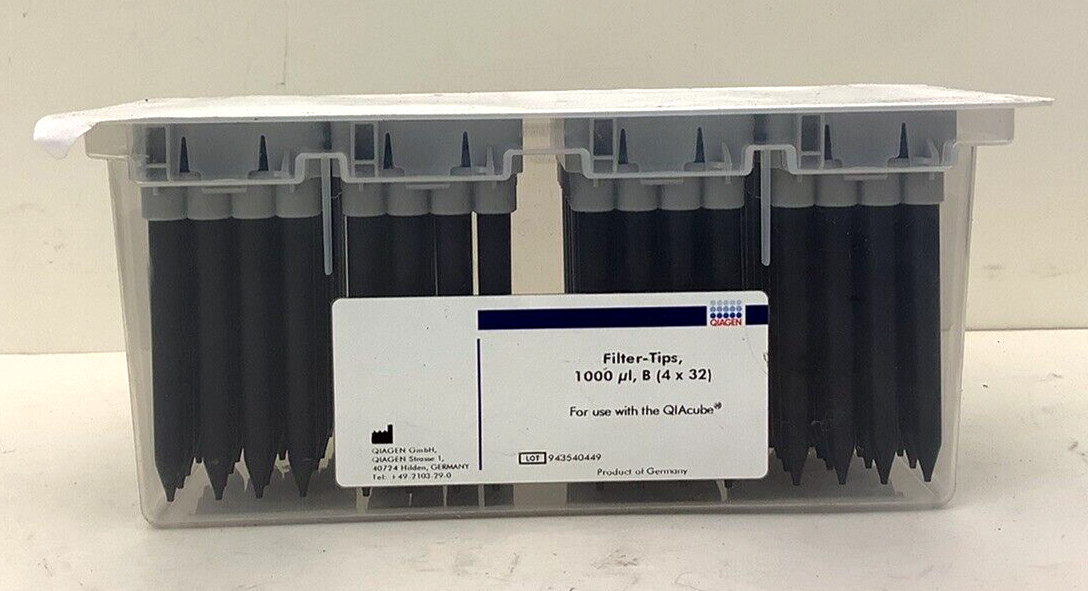 NEW QIAGEN FILTER-TIPS 1000μl WIDE-BORE ( 128 ) FOR USE WITH QIAcube #990452