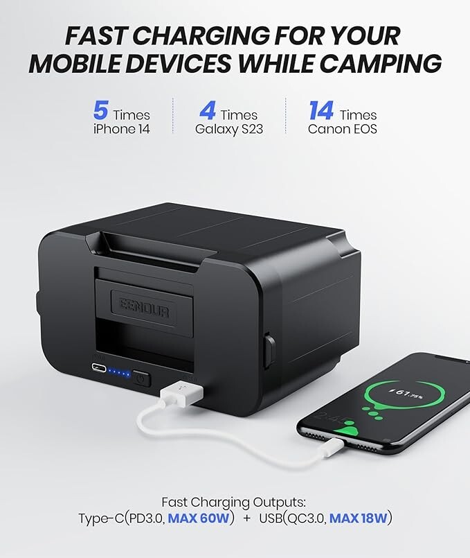 Explorer Bear 170Wh Portable Fridge Battery
