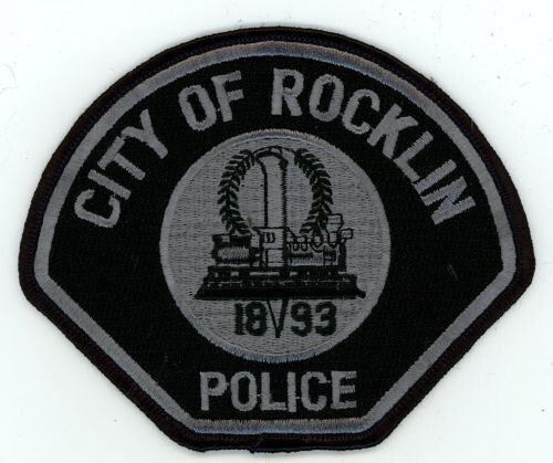 CALIFORNIA CA ROCKLIN POLICE SUBDUED SWAT STYLE NICE SHOULDER PATCH SHERIFF