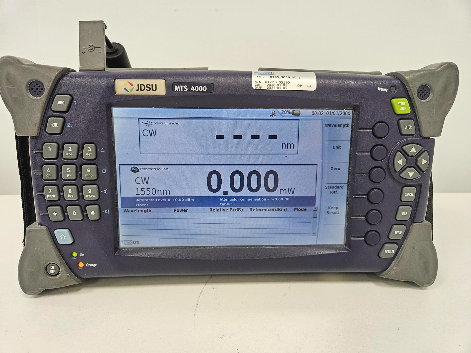JDSU MTS-4000    Optical Test Platform