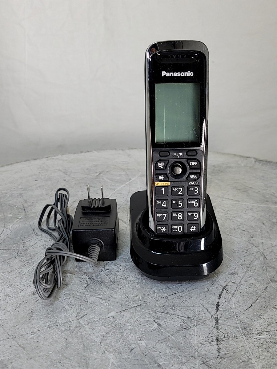 Panasonic KX-TPA50 Single Line Cordless Handset w/ Charging Base SEE NOTES