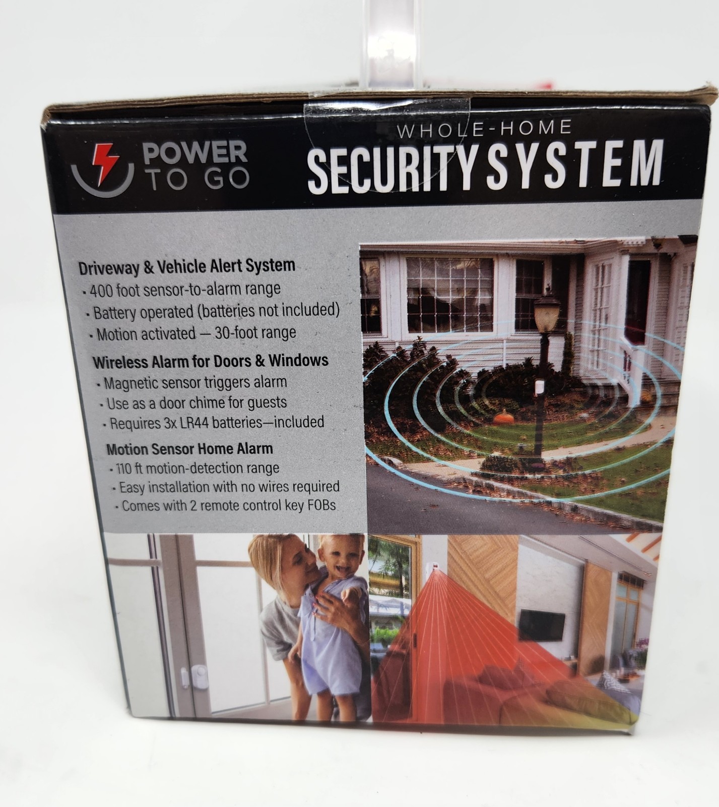 Security System Whole Home 15pc Power To Go *Open Box