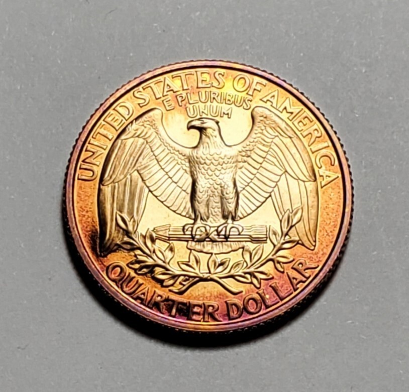 TONED 1995 S WASHINGTON QUARTER CLAD PROOF UNC #C1731